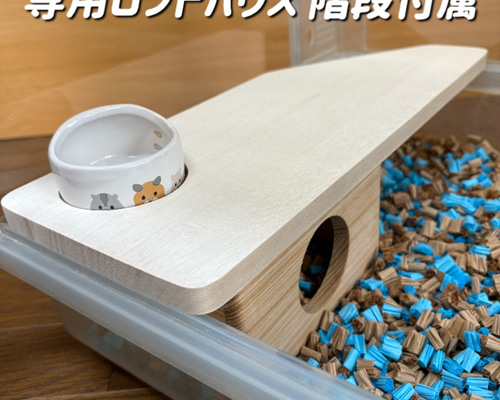 ハムスター グラスハーモニー450専用ロフトハウス 階段付属 ハムスター グラスハーモニー450専用ロフトハウス 階段付属