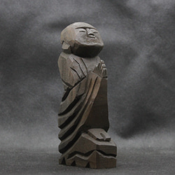 受注製作：祈り(16cm) 仏像 円空仏 摸刻 木彫（納期10日） 彫刻 円空