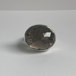 big stone ring (smoky quartz)  #13〜#13.5 2枚目の画像