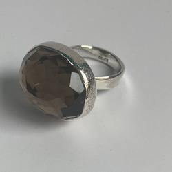 big stone ring (smoky quartz)  #13〜#13.5 3枚目の画像