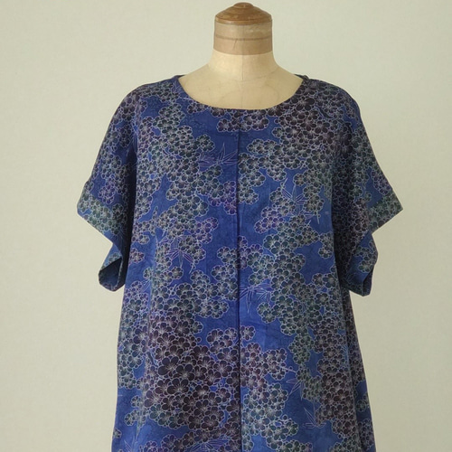 送料無料】着物リメイク 半袖チュニック チュニック hikaru-mithu 通販