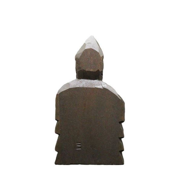 恵比寿（15cm es3553) 仏像 円空仏 摸刻 木彫 6枚目の画像