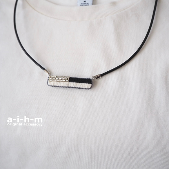 美品・保管袋付き】エンラセ／Amour ビーズネックレス