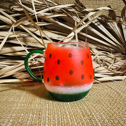 fruits703 フルーツグラスシリーズ “SUIKA”/ 耐熱マググラス(1個) 1枚目の画像
