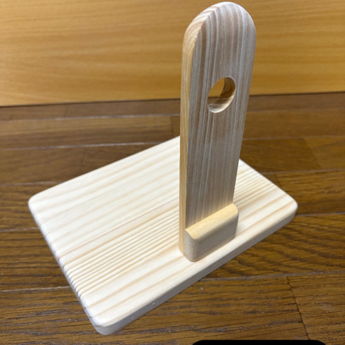 ハムスター サイレントホイール21専用木製スタンド おもちゃ