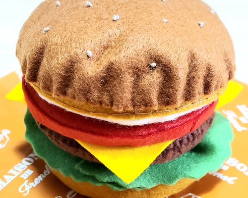 フェルト おままごと ハンバーガーBセット おもちゃ ままごと