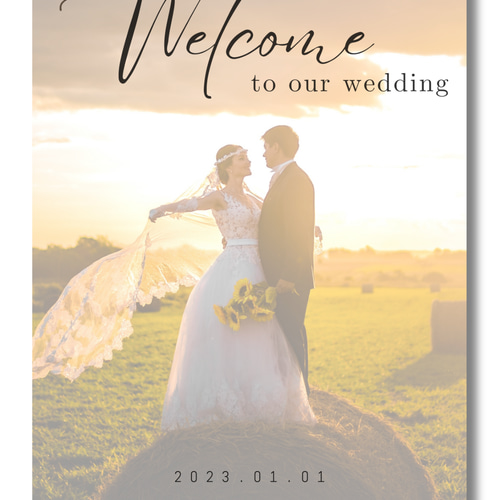 アクリル ウェルカムボード 結婚式 ウェディング ウェルカム