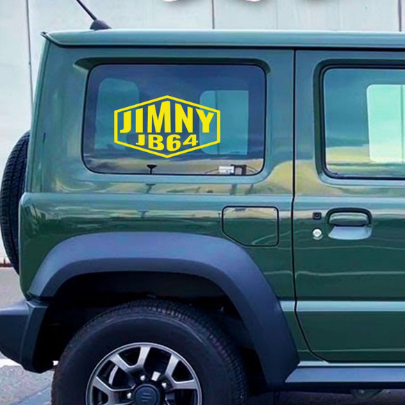 ジムニー系　SUZUKI系　Jimny ヘキサゴン転写ステッカー 7枚目の画像