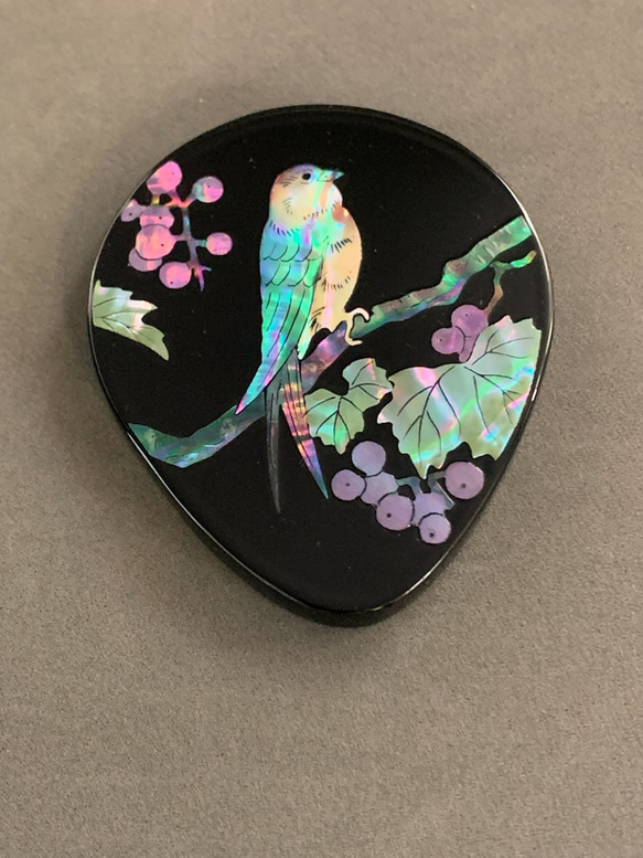 螺鈿 花鳥図 姫鏡 (葡萄に燕) 手鏡 武蔵川工房 通販 16239232 螺鈿 花鳥図 姫鏡 (葡萄に燕) 手鏡 武蔵川工房 通販 16239232