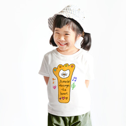 Kids Ｔシャツ 半袖（猫の手） 2枚目の画像