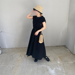 MIZUNA ハンドメイド作家 バケットハット 黒
