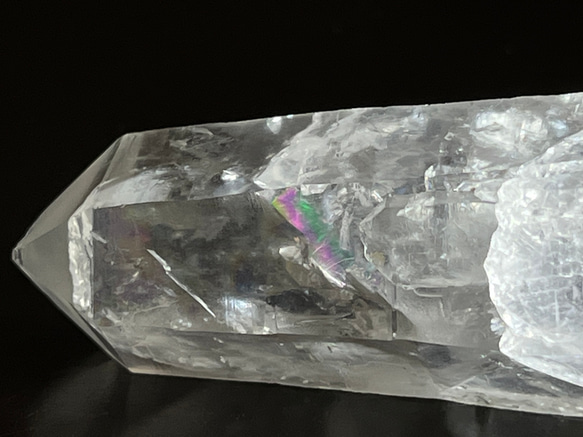 ライトニング⚡️　レインボー　雷水晶　レーザー　クリスタル　原石 *´︶`*