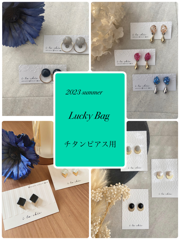 ˗ˏˋ 2023 summer Lucky Bag ˎˊ˗ チタンピアス用 1枚目の画像