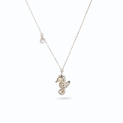 タツノオトシゴ」ネックレス(K10YG) ネックレス・ペンダント タツノオトシゴ」ネックレス(K10YG) ネックレス・ペンダント