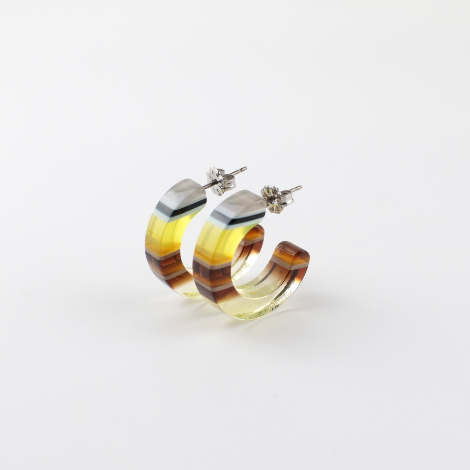 Hoop pierced フープピアス_S　(GEM23)