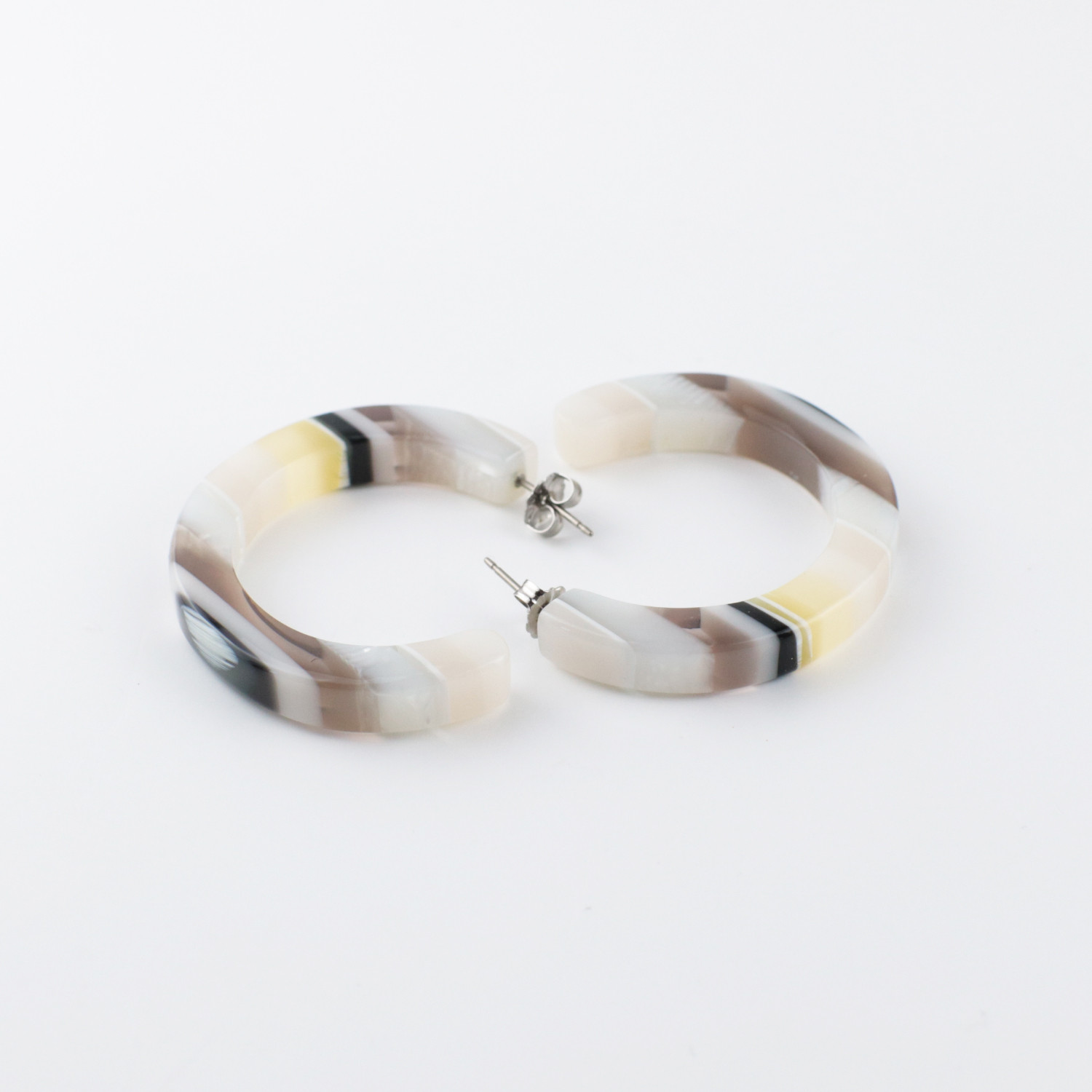 Hoop pierced フープピアス_L　(GEM26)