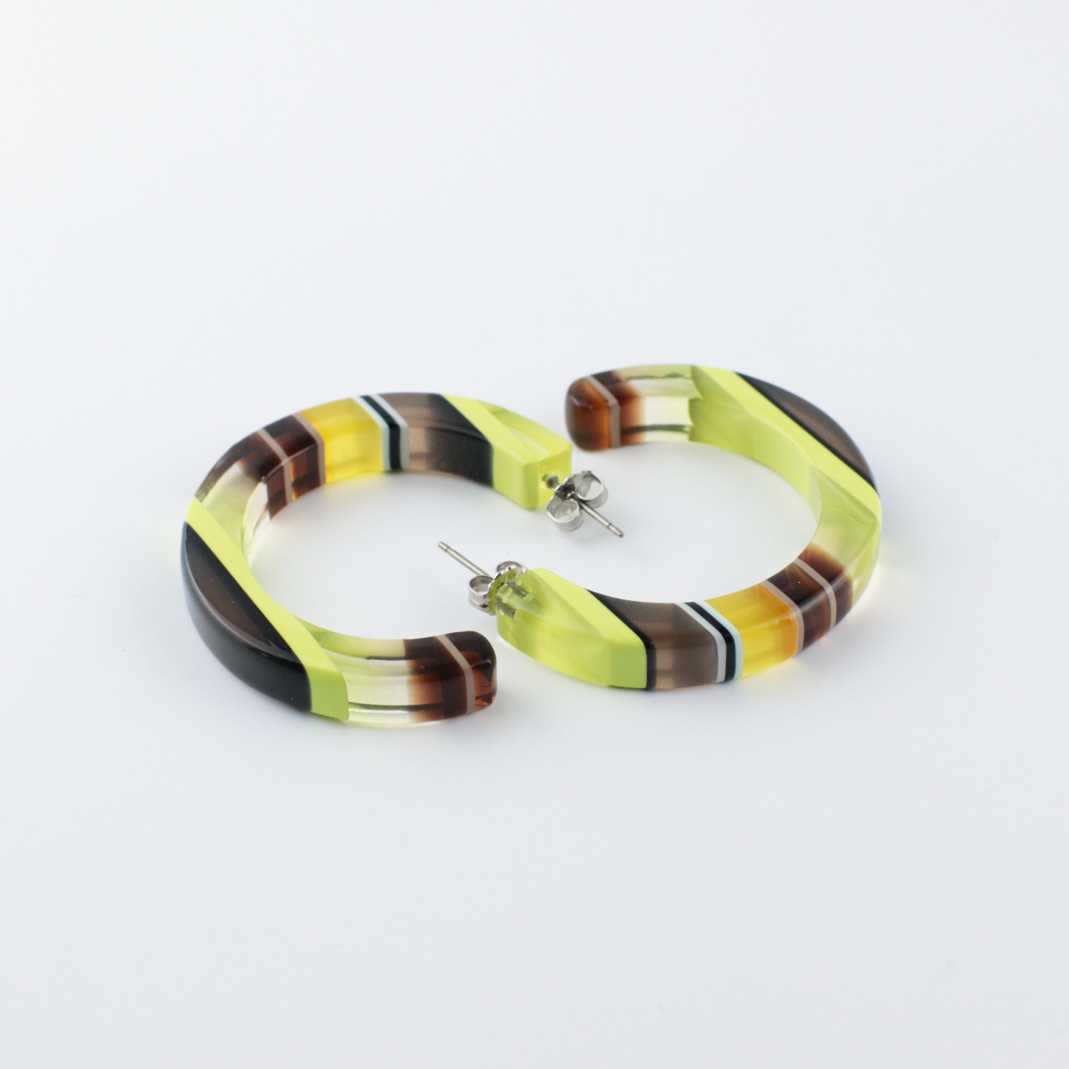 Hoop pierced フープピアス_L　(GEM23)