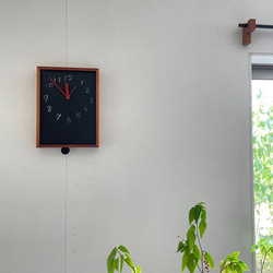 時計〜振り子時計　黒板　message clock ♪ 2枚目の画像
