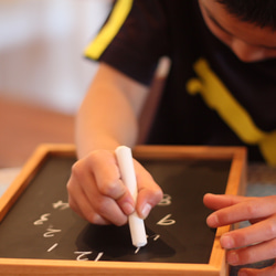 時計〜振り子時計　黒板　message clock ♪ 1枚目の画像