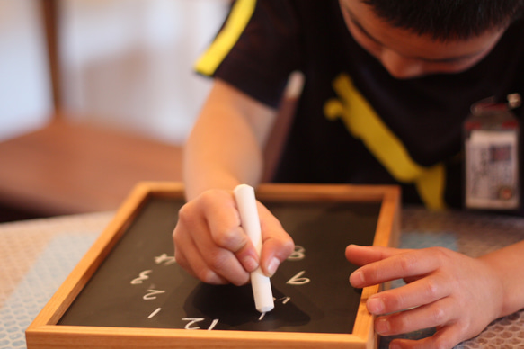 時計〜振り子時計　黒板　message clock ♪ 1枚目の画像