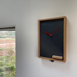 時計〜振り子時計　黒板　message clock ♪ 3枚目の画像