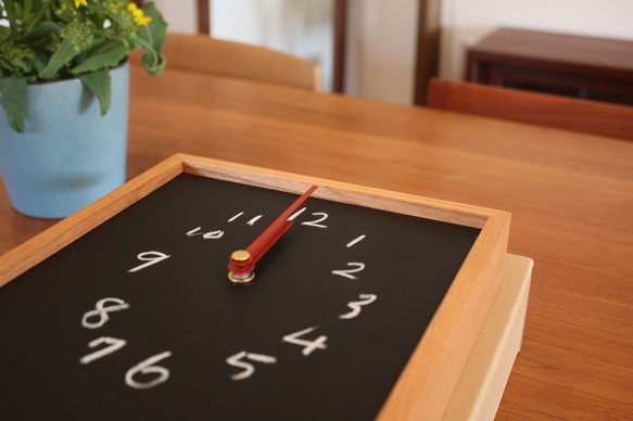 時計〜振り子時計　黒板　message clock ♪ 6枚目の画像