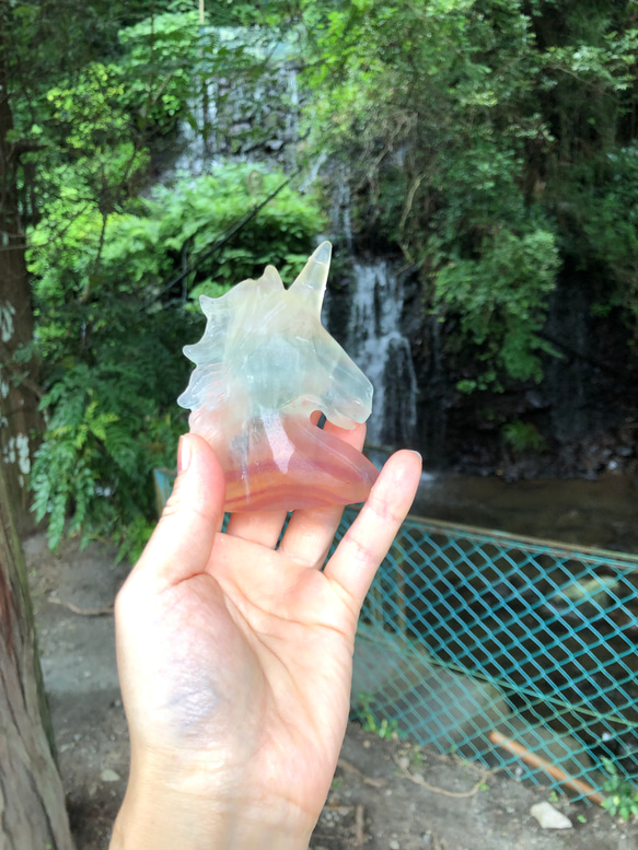 キャンディフローライト☆ユニコーン☆瀧川神社にて浄化☆89mm☆N0.1 20枚目の画像