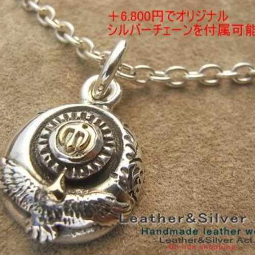 ゴールドイーグルネックレス インディンジュエリーメンズ、レディース 