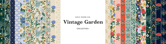 USAコットン 45ｘ55 COTTON+STEEL Vintage Garden 23枚セット 5枚目の画像