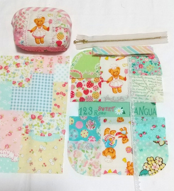 クマさんのキルト