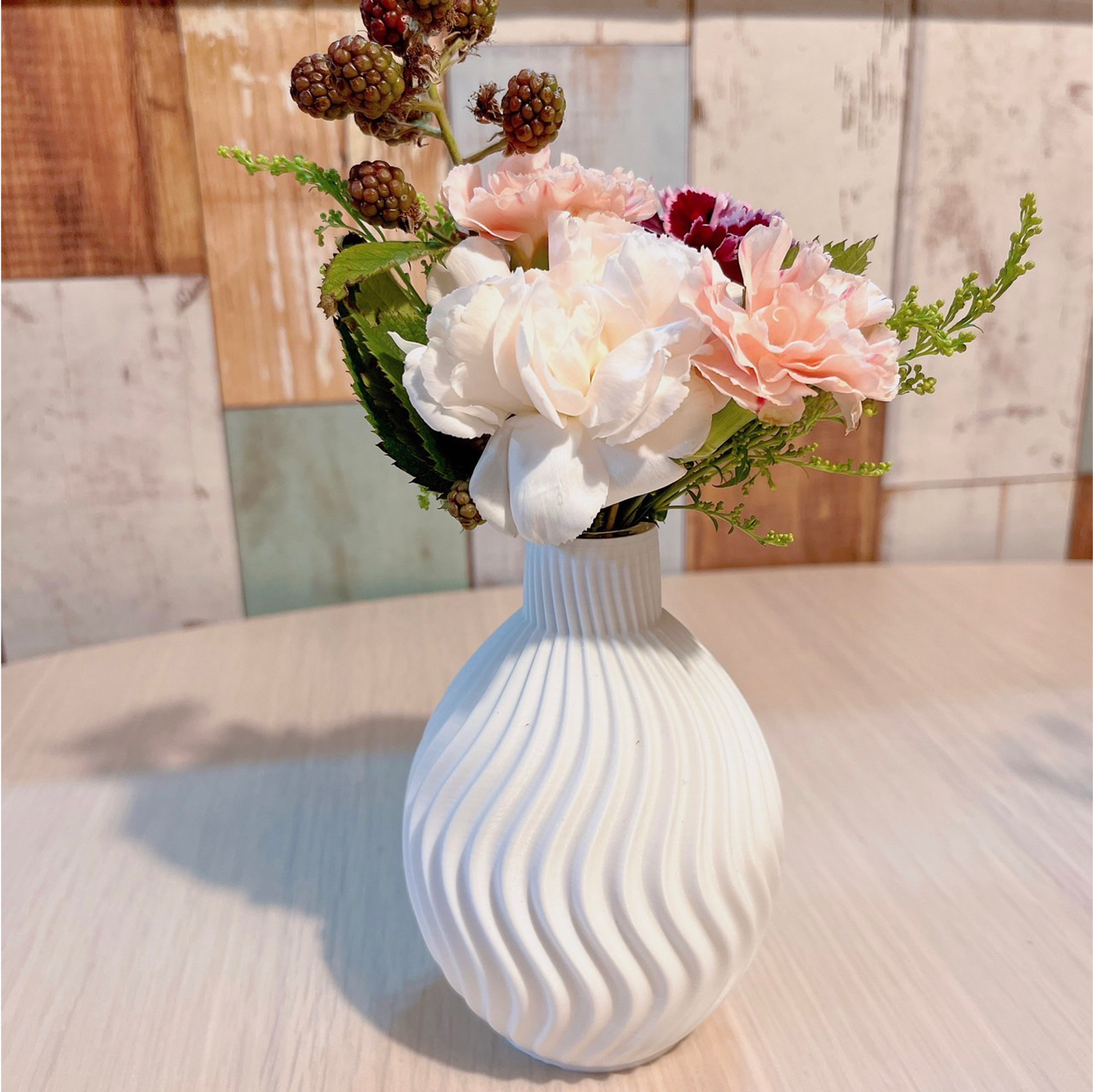 花瓶　生花 楽天市場】Alx Vase【 Silver 】花瓶 アルミ製 フラワーベース