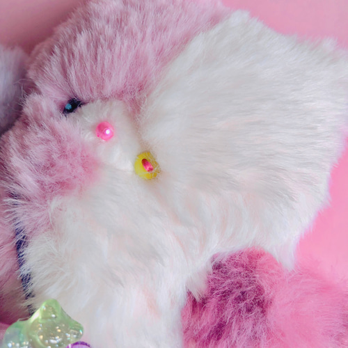ユメカワJUNKちゃん☆ツギハキねこのぬいぐるみ☆手のひらサイズ