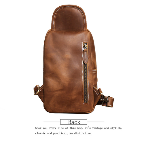 け*ん様 ハンドメイド　ボディバッグ　本革　クリーマー　特大　ブラウン　新品　1 0_1188493fbbbacde00b329efc2def