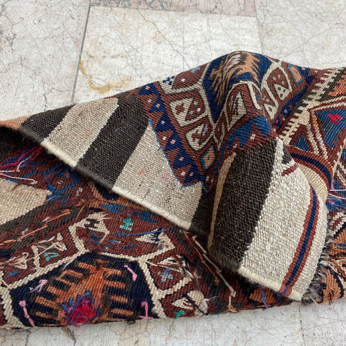 アンティークキリム トルコ 手織りラグ  カーペット・絨毯