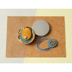 レザーキーホルダー『 rekka 』｜便利な500円玉が入るポケット付 8枚目の画像