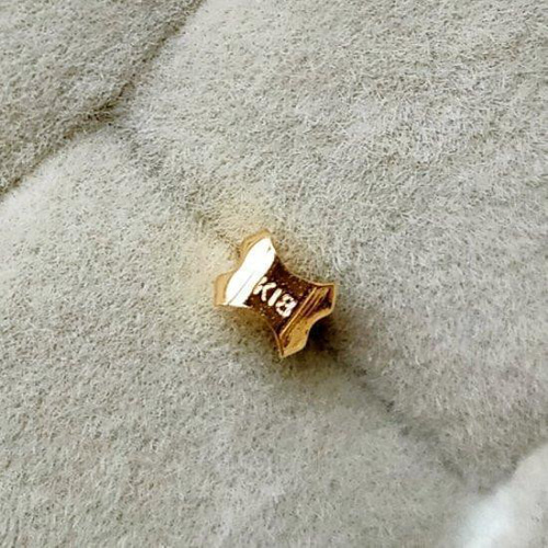 18K K18 バチカン ネックレス パーツ 18金 18KYG 刻印 金具 18K K18 バチカン ネックレス パーツ 18金 18KYG 刻印 金具