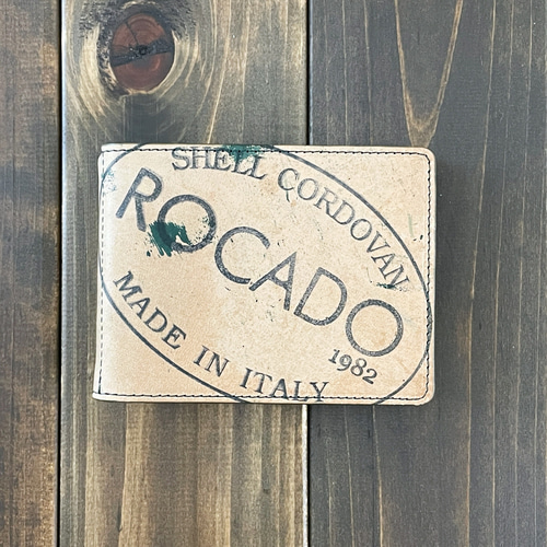 ROCADO ロカド シェルコードバン マネークリップ グリーン