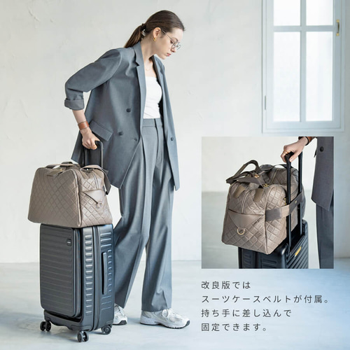 ボストンバッグ キルティング 肩掛け 旅行 LLサイズ ブラック ボストンバッグ キルティング 肩掛け 旅行 LLサイズ ブラック