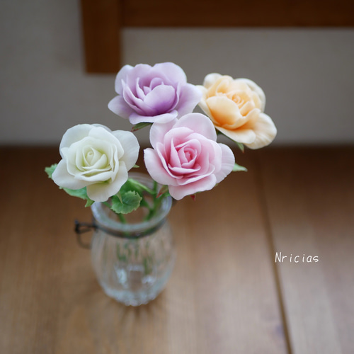 専用です。クレイフラワー ちょこんとさん。置くだけ♪美しいを貴方に✿クレイフラワー