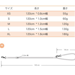 犬 リード カフェリード シンプルな美しさ イタリアンレザー 小型犬 中型犬 大型犬 10枚目の画像