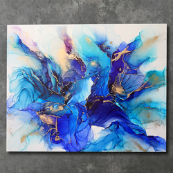 レジンアート クリスタル×大理石風 レジンアート クリスタル×大理石風