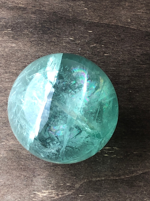 フローライトスフィア♡♡虹♡台座セットNo.10021 フローライト