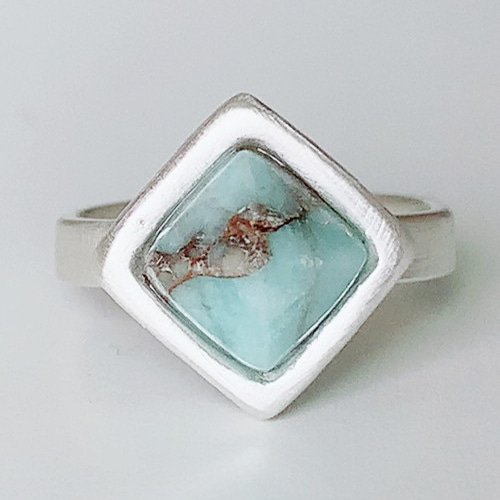 k様 アマゾナイト リング 16号 SV99.9｣アマゾナイトリング(14号) 指輪・リング Jewelry Attic