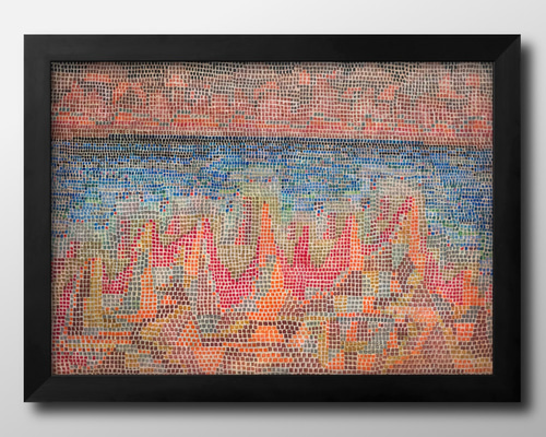 13774 ポスター 絵画 A3サイズ『パウル・クレー 海沿いの断崖