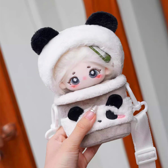 10cmぬいぐるみ服 着せ替えぬいぐるみ かわいい パンダカップ