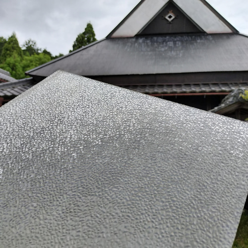 ワケありB品】 いにしえのテラリウム 五角形 ステンドグラス 昭和型