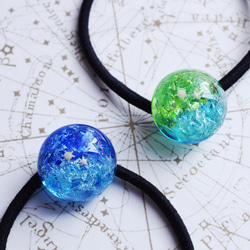 琉球ガラス　ヘアゴム  ペア 167c5153080fc0f444320e5eab4431