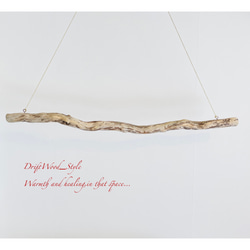 流木インテリア うねる斑模様の太いハンガーラック 北欧 衣装掛け ハンギング 吊り下げ ハンガーポール 癒し 7枚目の画像