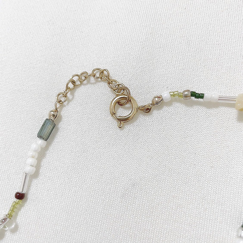 ハンドメイド　ネックレス　ブレスレット　ピアス ✨ハードウェア✨本家仕様フック✨シルバー✨ネックレス
