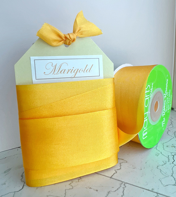シルクリボン”Marigold”32mm幅 3枚目の画像